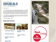 Tablet Screenshot of hogscald.com